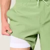 Malibu Beach – Volley-Badehose mit Grafik bis zur Mitte des Oberschenkels Malibu Beach – Volley-Badehose mit Grafik bis zur Mitte des Oberschenkels