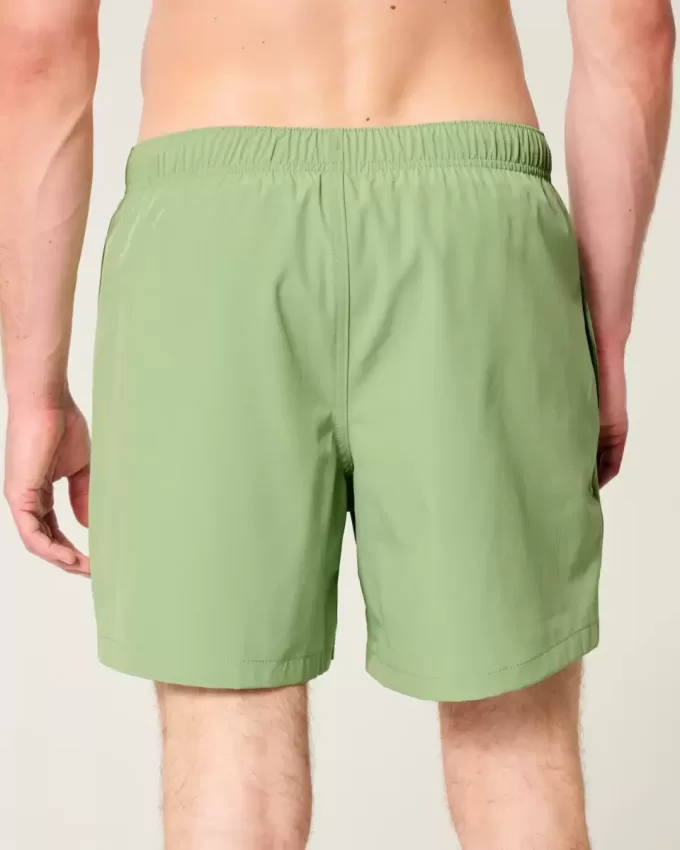 Malibu Beach – Volley-Badehose mit Grafik bis zur Mitte des Oberschenkels Malibu Beach – Volley-Badehose mit Grafik bis zur Mitte des Oberschenkels