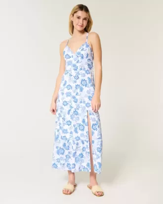 Maxikleid mit offenem Rücken