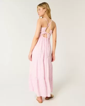 Maxikleid mit offenem Rücken