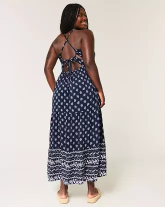 Maxikleid mit offenem Rücken
