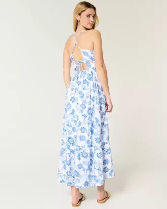Maxikleid mit offenem Rücken