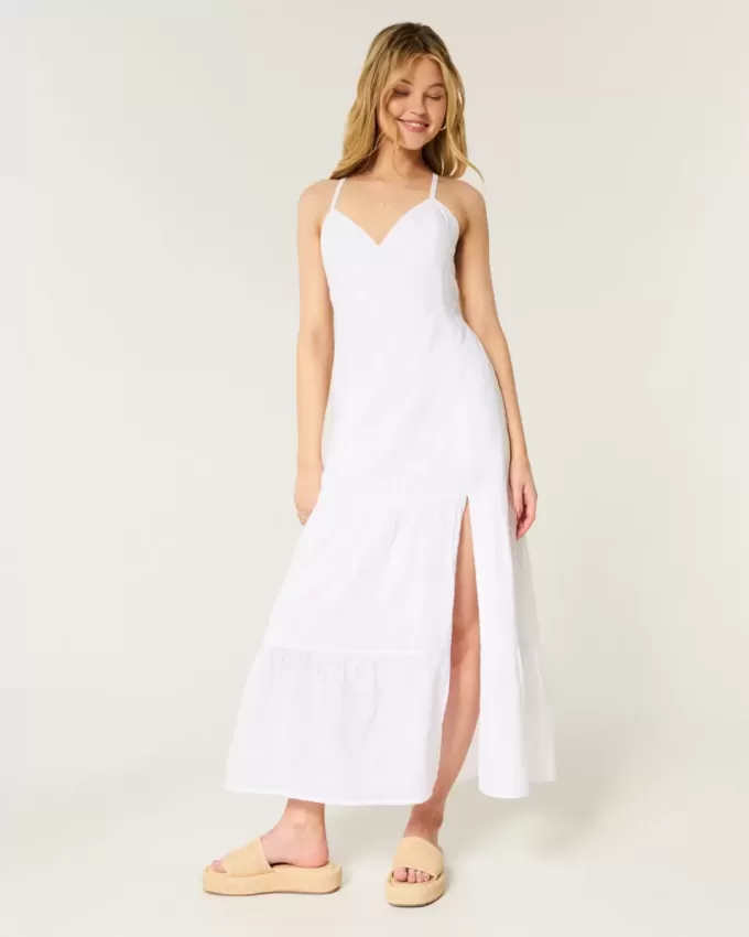 Maxikleid mit offenem Rücken Maxikleid mit offenem Rücken