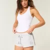 Mini-Shorts aus Fleece mit Sterngrafik Mini-Shorts aus Fleece mit Sterngrafik