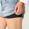 Mini-Skort aus Denim in heller Waschung mit Nieten Mini-Skort aus Denim in heller Waschung mit Nieten