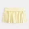 Mini-Skort aus Strick mit Umschlag Mini-Skort aus Strick mit Umschlag