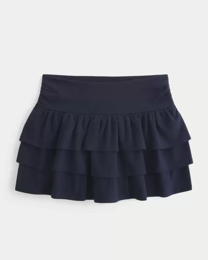 Mini-Skort mit Stufenrüschen Mini-Skort mit Stufenrüschen