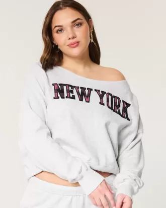 Mini-Sweatshirt mit New York-Grafik