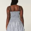 Minikleid mit V-Ausschnitt und Bubble-Muster Minikleid mit V-Ausschnitt und Bubble-Muster
