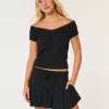 Mittelhoher, plissierter Mini-Skort Mittelhoher, plissierter Mini-Skort