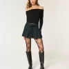 Mittelhoher, plissierter Mini-Skort Mittelhoher, plissierter Mini-Skort