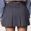 Mittelhoher, plissierter Mini-Skort Mittelhoher, plissierter Mini-Skort