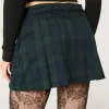 Mittelhoher, plissierter Mini-Skort Mittelhoher, plissierter Mini-Skort