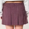 Mittelhoher, plissierter Mini-Skort Mittelhoher, plissierter Mini-Skort