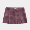 Mittelhoher, plissierter Mini-Skort Mittelhoher, plissierter Mini-Skort
