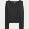 Nahtloses Scoop-Top aus Stoff Nahtloses Scoop-Top aus Stoff