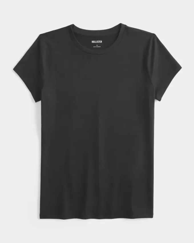Nahtloses Stoff-Crew-Baby-T-Shirt Nahtloses Stoff-Crew-Baby-T-Shirt