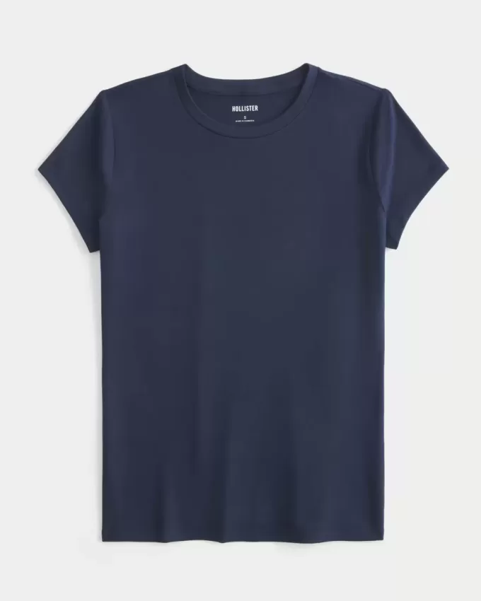 Nahtloses Stoff-Crew-Baby-T-Shirt Nahtloses Stoff-Crew-Baby-T-Shirt