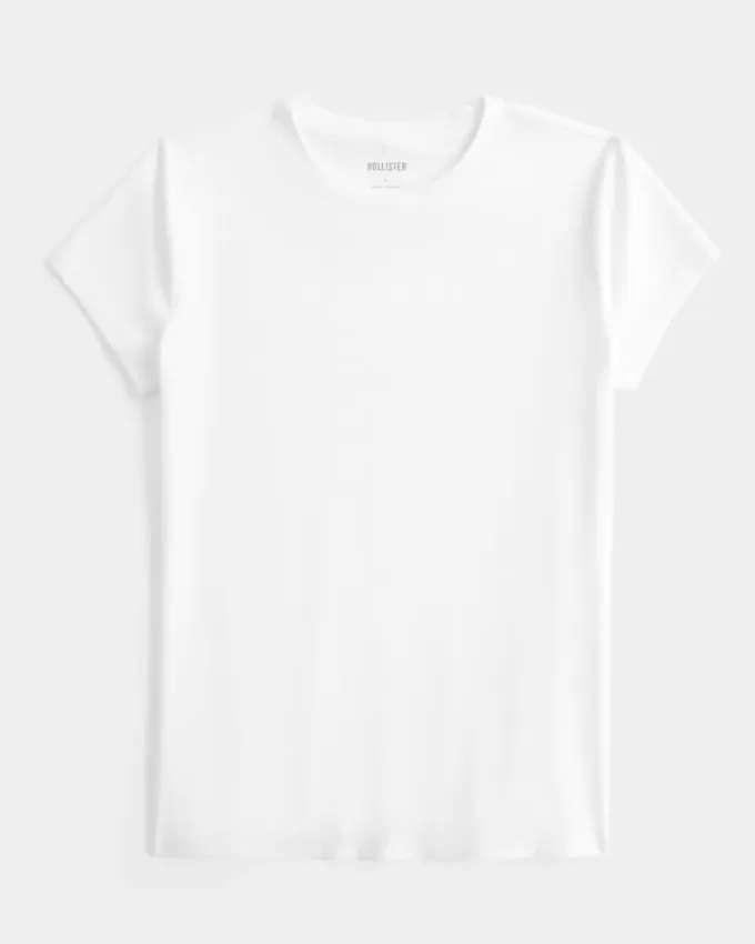 Nahtloses Stoff-Crew-Baby-T-Shirt Nahtloses Stoff-Crew-Baby-T-Shirt