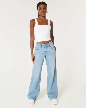 Nahtloses Tanktop aus Stoff mit quadratischem Ausschnitt