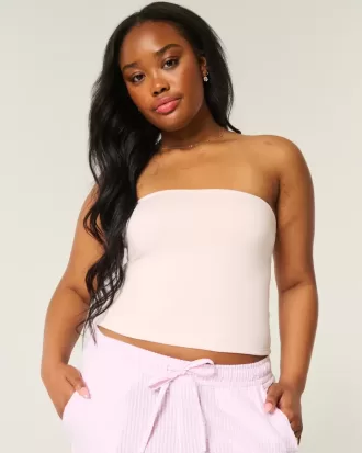 Nahtloses Tube-Top aus weichem Stretch-Stoff