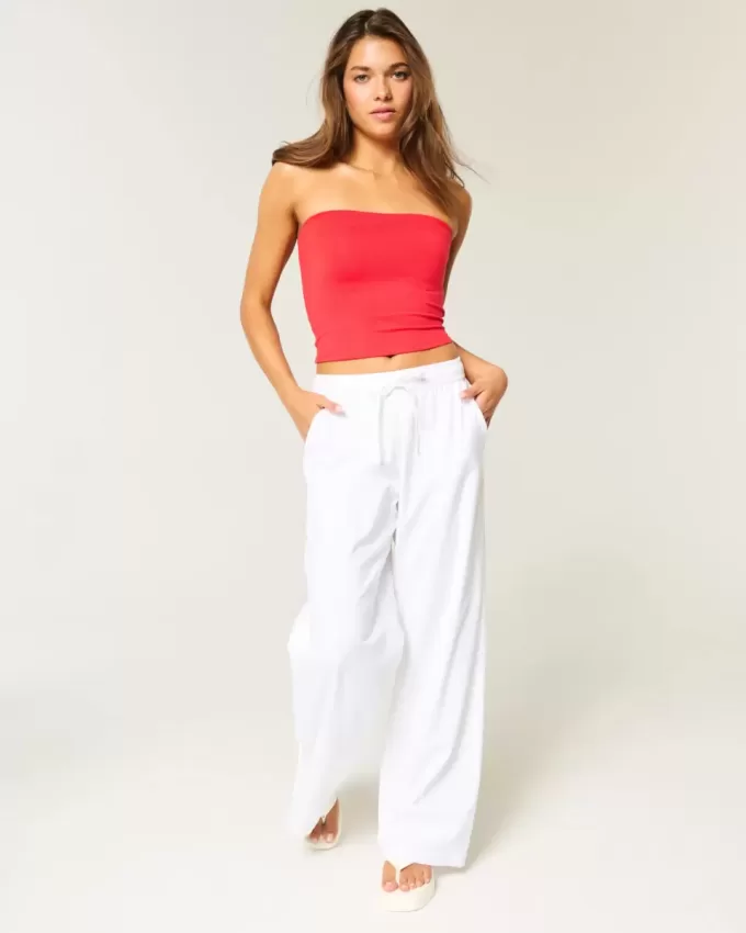 Nahtloses Tube-Top aus weichem Stretch-Stoff Nahtloses Tube-Top aus weichem Stretch-Stoff