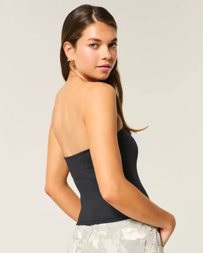 Nahtloses Tube-Top aus weichem Stretch-Stoff Nahtloses Tube-Top aus weichem Stretch-Stoff