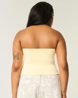 Nahtloses Tube-Top aus weichem Stretch-Stoff