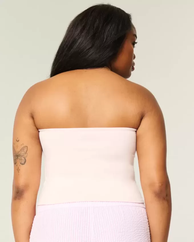 Nahtloses Tube-Top aus weichem Stretch-Stoff Nahtloses Tube-Top aus weichem Stretch-Stoff