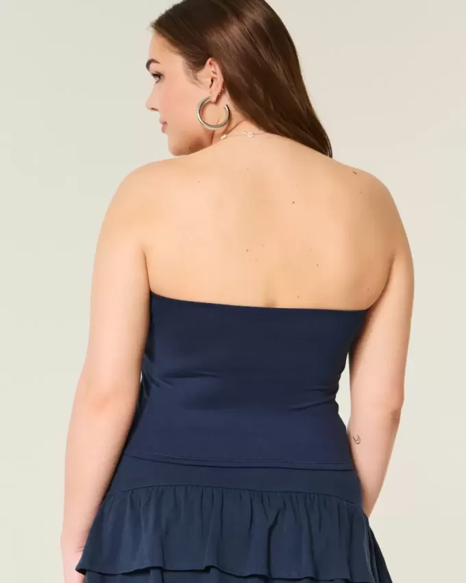 Nahtloses Tube-Top aus weichem Stretch-Stoff Nahtloses Tube-Top aus weichem Stretch-Stoff