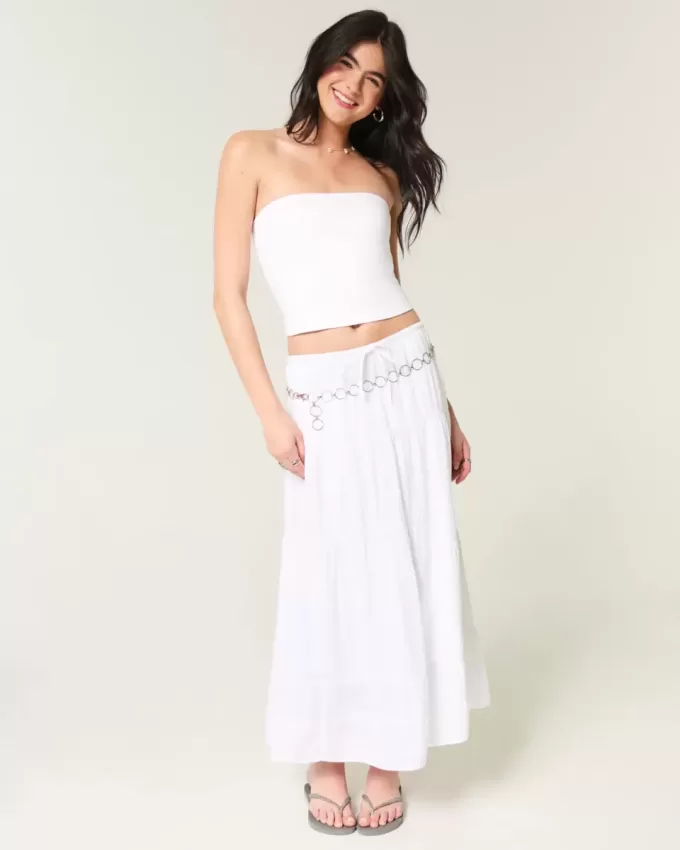 Nahtloses Tube-Top aus weichem Stretch-Stoff Nahtloses Tube-Top aus weichem Stretch-Stoff