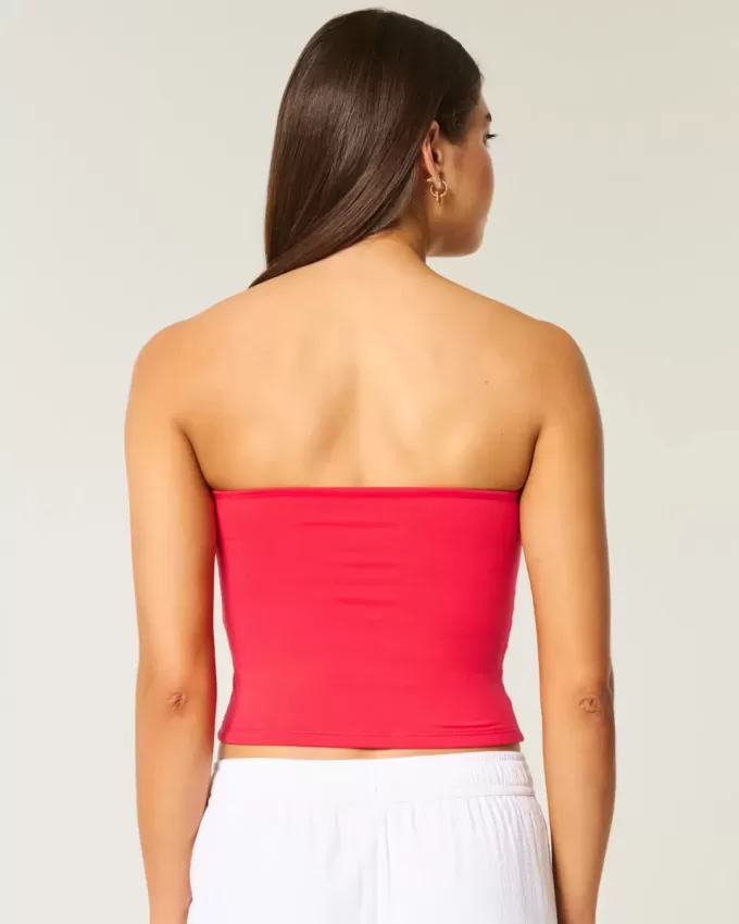 Nahtloses Tube-Top aus weichem Stretch-Stoff Nahtloses Tube-Top aus weichem Stretch-Stoff