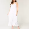 Neckholder-Maxikleid mit offenem Rücken
