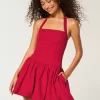 Neckholder-Mini-Bubble-Skort-Kleid Neckholder-Mini-Bubble-Skort-Kleid