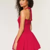 Neckholder-Mini-Bubble-Skort-Kleid Neckholder-Mini-Bubble-Skort-Kleid