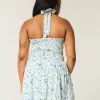 Neckholder-Minikleid mit tiefer Taille Neckholder-Minikleid mit tiefer Taille