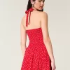 Neckholder-Minikleid mit tiefer Taille Neckholder-Minikleid mit tiefer Taille