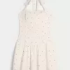Neckholder-Minikleid mit tiefer Taille Neckholder-Minikleid mit tiefer Taille
