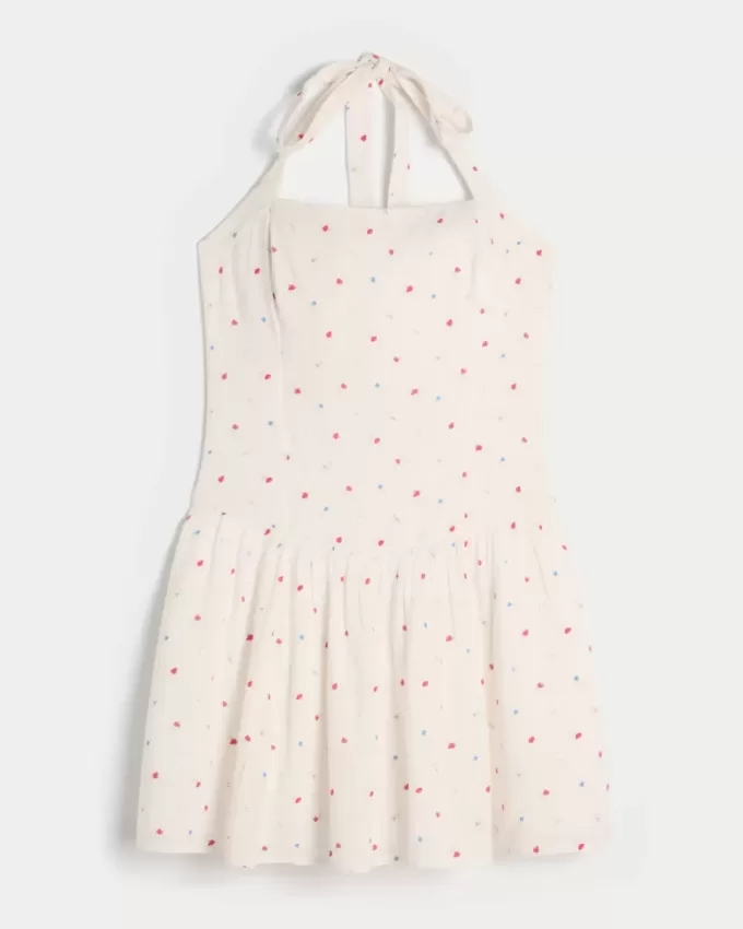Neckholder-Minikleid mit tiefer Taille Neckholder-Minikleid mit tiefer Taille