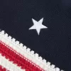 Neckholder-Top im Häkelstil mit amerikanischem Flaggenmuster Neckholder-Top im Häkelstil mit amerikanischem Flaggenmuster