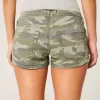 Niedrig geschnittene Y2K Camo Twill Shortie Shorts Niedrig geschnittene Y2K Camo Twill Shortie Shorts