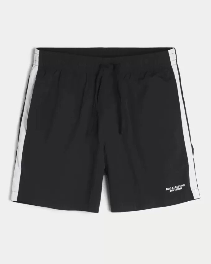 Nylon-Trainingsshorts über dem Knie