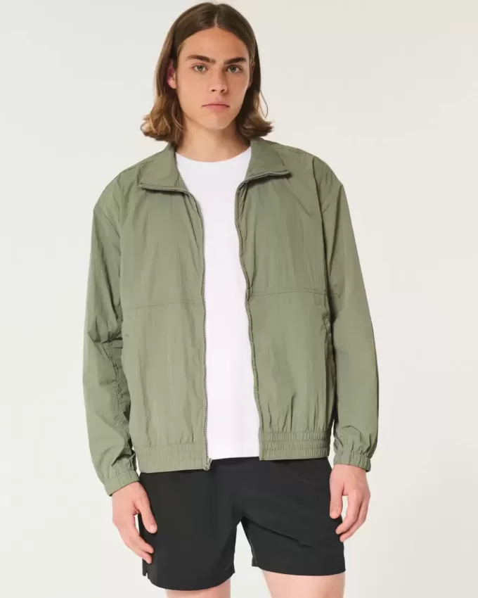 Nylonjacke mit Reißverschluss Nylonjacke mit Reißverschluss