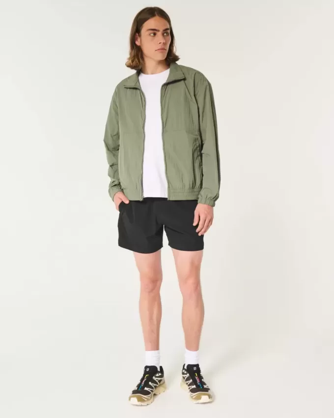 Nylonjacke mit Reißverschluss Nylonjacke mit Reißverschluss