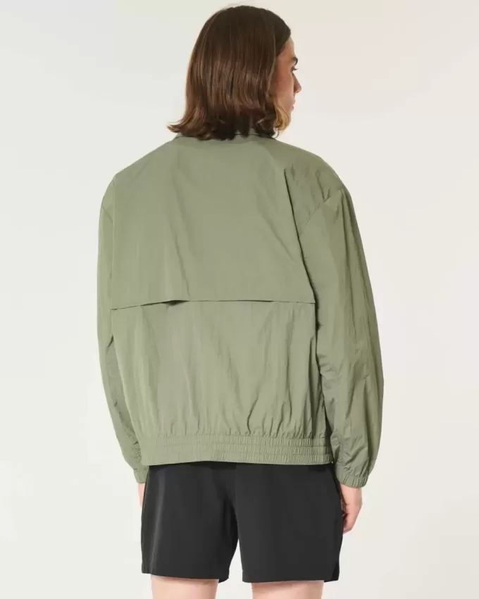 Nylonjacke mit Reißverschluss Nylonjacke mit Reißverschluss