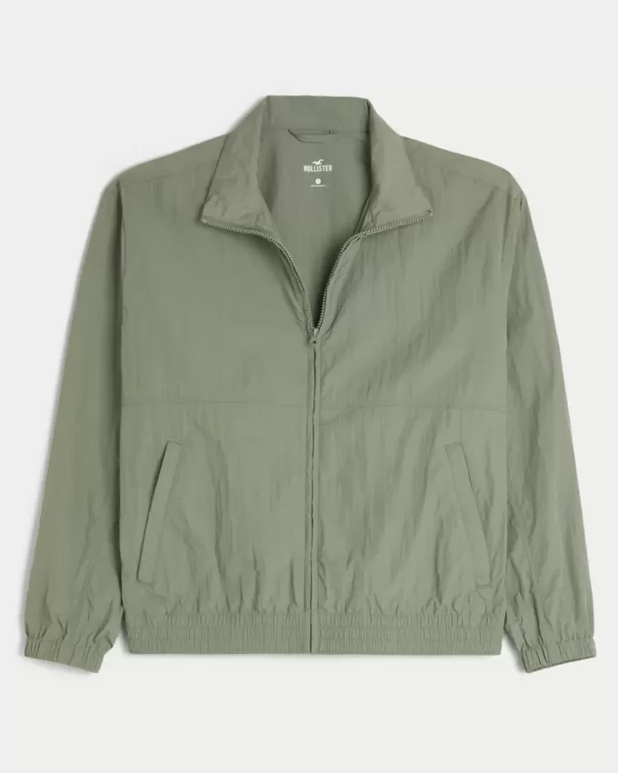 Nylonjacke mit Reißverschluss Nylonjacke mit Reißverschluss