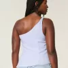 One-Shoulder-Top aus Leinenmischung One-Shoulder-Top aus Leinenmischung