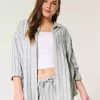Oversize-Hemd aus Leinenmischung Oversize-Hemd aus Leinenmischung