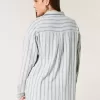 Oversize-Hemd aus Leinenmischung Oversize-Hemd aus Leinenmischung