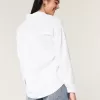 Oversize-Hemd aus Leinenmischung Oversize-Hemd aus Leinenmischung